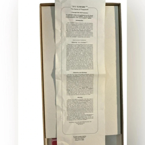 "Ivy Towers: The Game Of Preppism" 1981 vintage board game - Picture 13 of 15